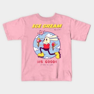 roller skates Ice Cream Kids T-Shirt